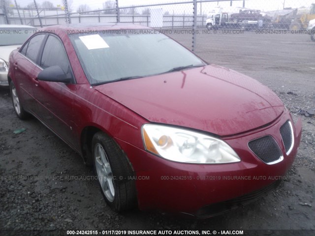 1G2ZG58N774106937 - 2007 PONTIAC G6 SE RED photo 1