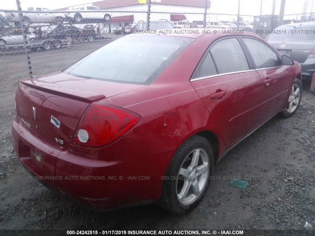 1G2ZG58N774106937 - 2007 PONTIAC G6 SE RED photo 4