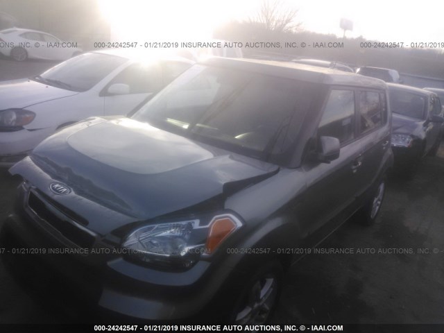 KNDJT2A22B7210889 - 2011 KIA SOUL +/!/SPORT GRAY photo 2