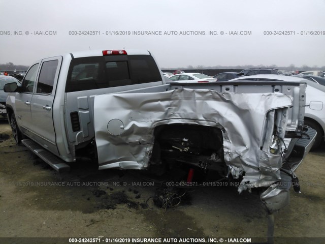 3GTU2VEC6EG120870 - 2014 GMC SIERRA K1500 SLT SILVER photo 6