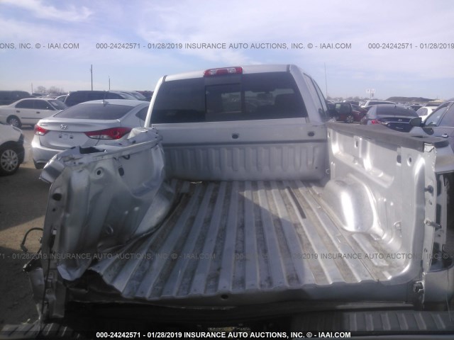 3GTU2VEC6EG120870 - 2014 GMC SIERRA K1500 SLT SILVER photo 8