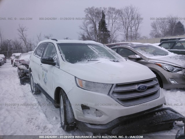 2FMPK3G97JBB04009 - 2018 FORD EDGE SE WHITE photo 1