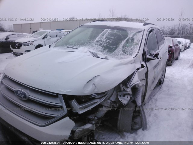 2FMPK3G97JBB04009 - 2018 FORD EDGE SE WHITE photo 2