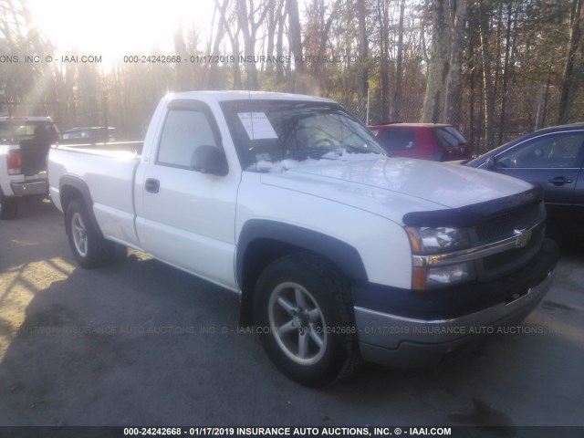 1GCEC14V43E371534 - 2003 CHEVROLET SILVERADO C1500 WHITE photo 1