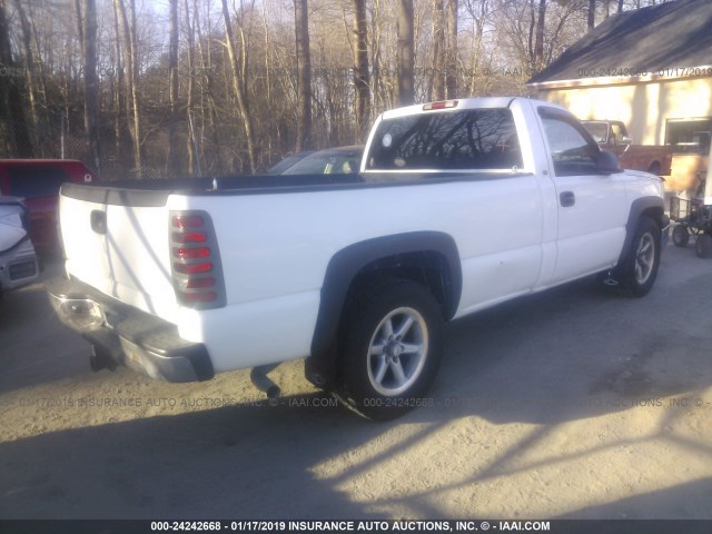 1GCEC14V43E371534 - 2003 CHEVROLET SILVERADO C1500 WHITE photo 4