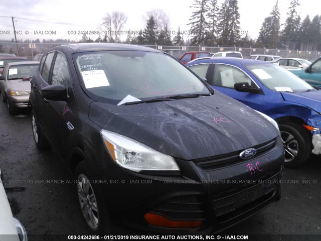 1FMCU0F72FUC89563 - 2015 FORD ESCAPE S BLACK photo 1