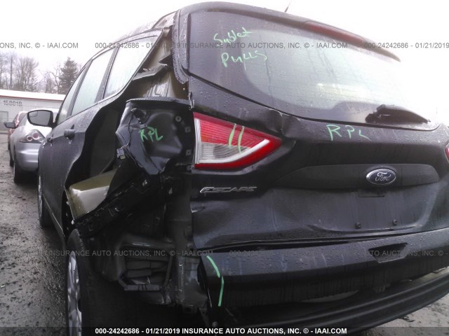 1FMCU0F72FUC89563 - 2015 FORD ESCAPE S BLACK photo 6