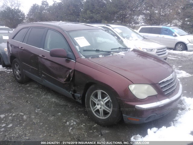 2A8GM68X67R142269 - 2007 CHRYSLER PACIFICA TOURING BURGUNDY photo 1