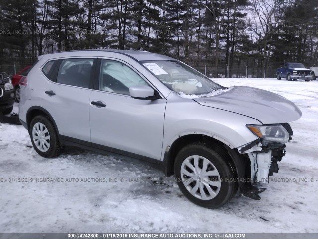 JN8AT2MV0GW144432 - 2016 NISSAN ROGUE S/SL/SV SILVER photo 1