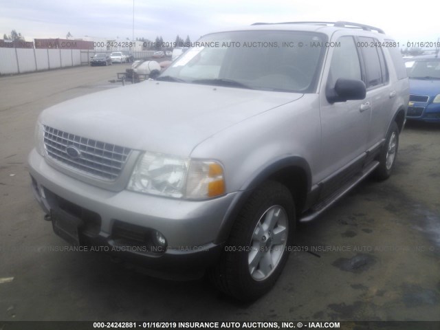 1FMZU73K33ZA48718 - 2003 FORD EXPLORER XLT/XLT SPORT/NBX SILVER photo 2