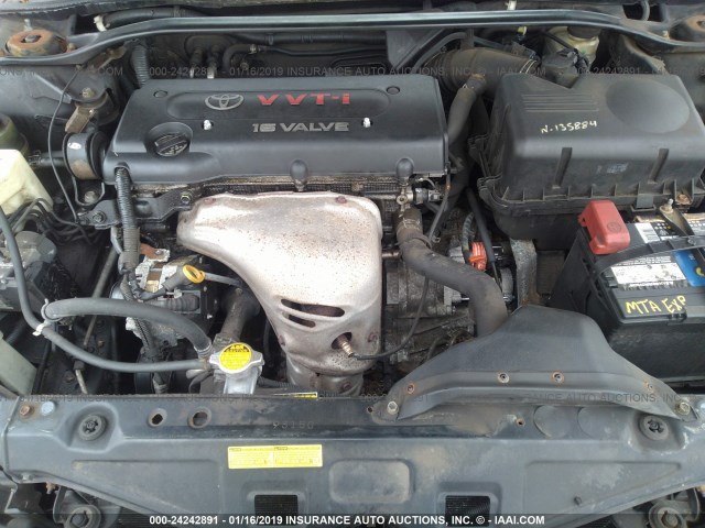 4T1CE30P44U784643 - 2004 TOYOTA CAMRY SOLARA SE/SLE BLACK photo 10