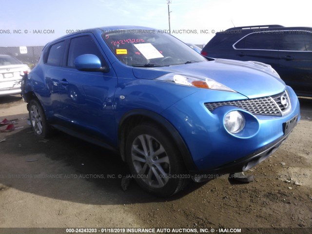 JN8AF5MR2BT003514 - 2011 NISSAN JUKE S/SV/SL BLUE photo 1