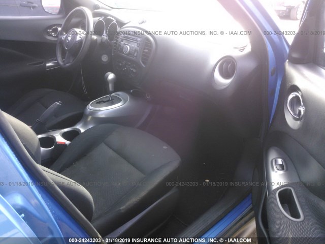 JN8AF5MR2BT003514 - 2011 NISSAN JUKE S/SV/SL BLUE photo 5