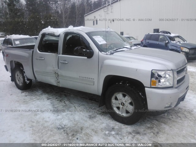 1GCPKTE32BF171409 - 2011 CHEVROLET SILVERADO K1500 LTZ SILVER photo 1