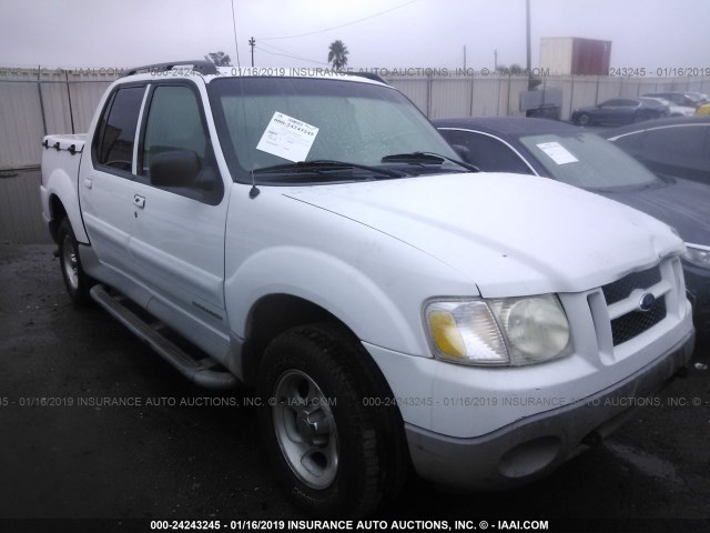 1FMZU67E42UD06349 - 2002 FORD EXPLORER SPORT TR  WHITE photo 1