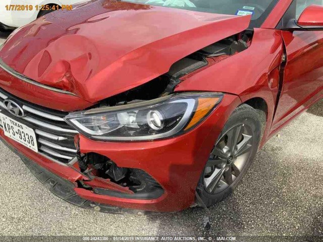 5NPD84LF0JH319324 - 2018 HYUNDAI ELANTRA SEL/VALUE/LIMITED RED photo 13