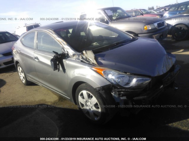 5NPDH4AE2CH148900 - 2012 HYUNDAI ELANTRA GLS/LIMITED GRAY photo 1