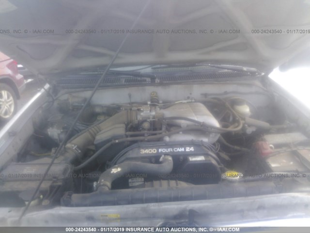 5TEGN92N73Z246478 - 2003 TOYOTA TACOMA DOUBLE CAB PRERUNNER SILVER photo 10