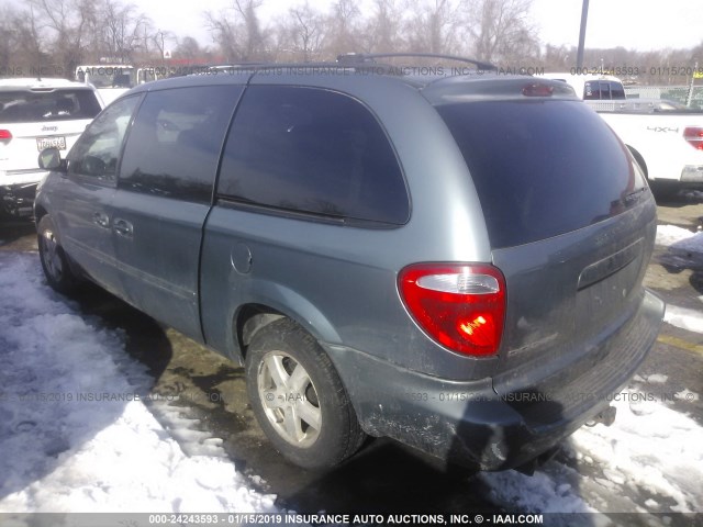 2D4GP44L66R767178 - 2006 DODGE GRAND CARAVAN SXT GRAY photo 3