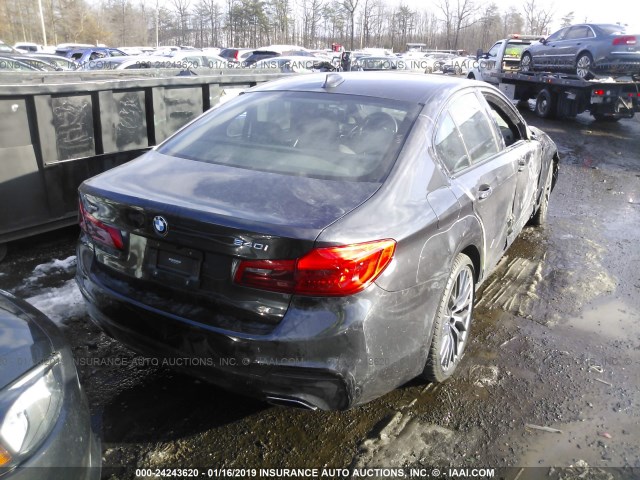 WBAJE7C56JWC55689 - 2018 BMW 540 XI GRAY photo 4