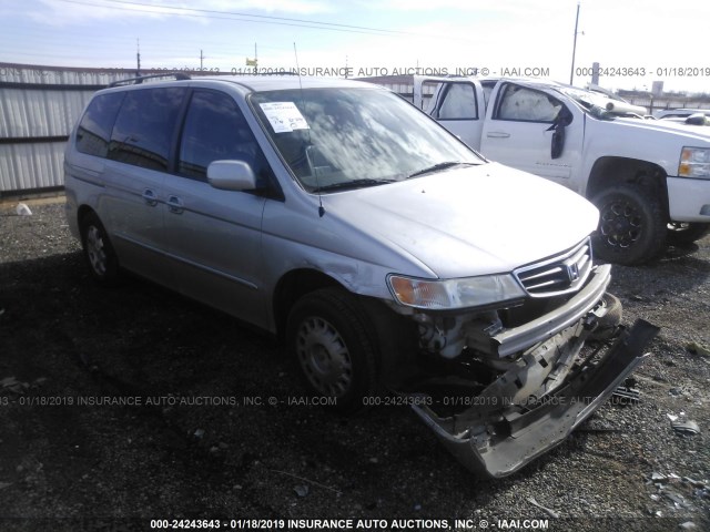 5FNRL189X4B084374 - 2004 HONDA ODYSSEY EXL SILVER photo 1