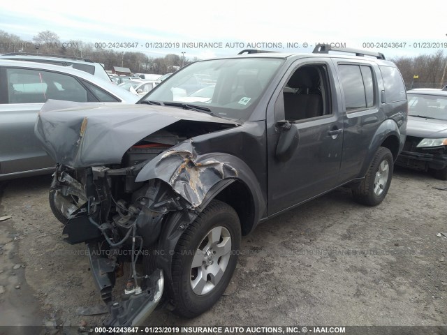 5N1AR1NB3BC631123 - 2011 NISSAN PATHFINDER S/LE/SE GRAY photo 2