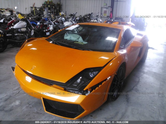 ZHWGU5BZ2CLA12014 - 2012 LAMBORGHINI GALLARDO ORANGE photo 2