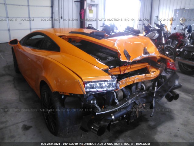 ZHWGU5BZ2CLA12014 - 2012 LAMBORGHINI GALLARDO ORANGE photo 3