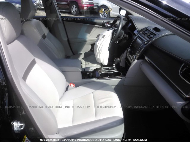 4T4BF1FK0CR271323 - 2012 TOYOTA CAMRY SE/LE/XLE BLACK photo 5