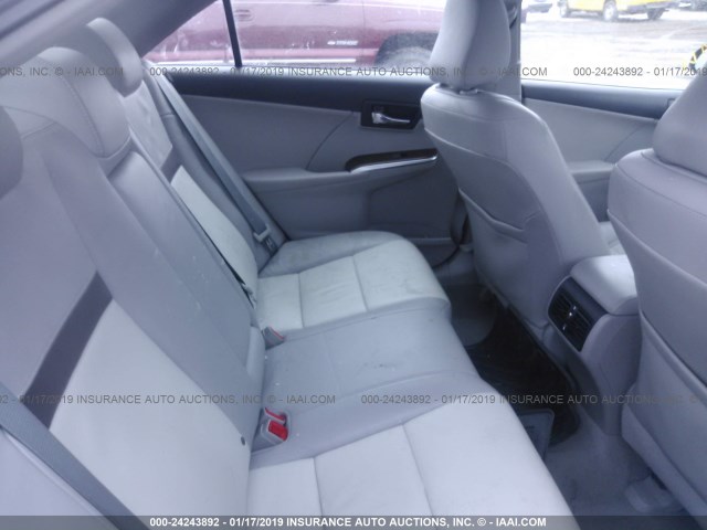 4T4BF1FK0CR271323 - 2012 TOYOTA CAMRY SE/LE/XLE BLACK photo 8