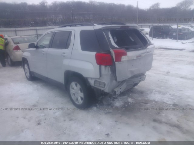 2GKALREK1F6197887 - 2015 GMC TERRAIN SLE SILVER photo 3