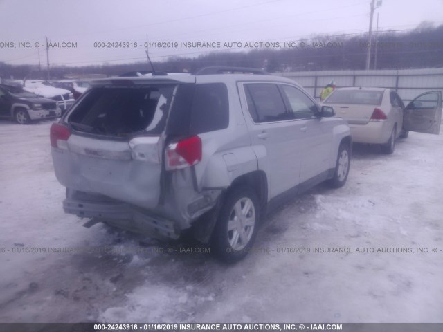 2GKALREK1F6197887 - 2015 GMC TERRAIN SLE SILVER photo 4