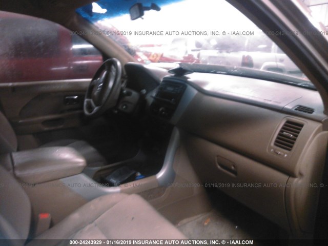 2HKYF18137H522879 - 2007 HONDA PILOT LX GOLD photo 5