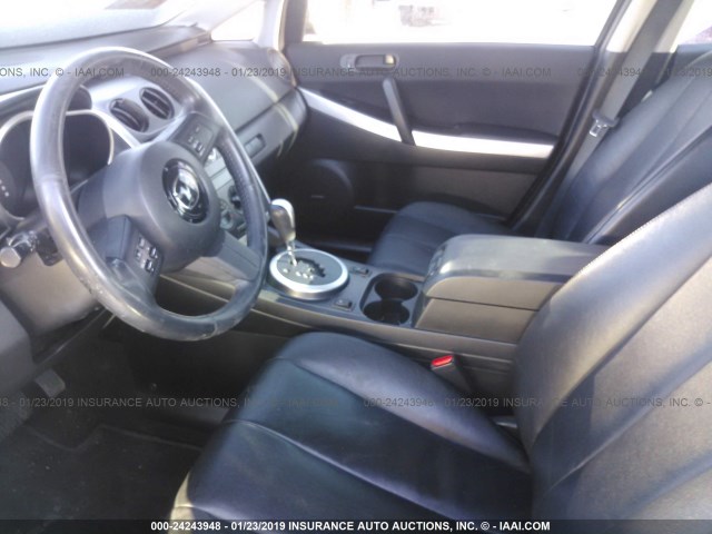 JM3ER293470135357 - 2007 MAZDA CX-7 SILVER photo 5