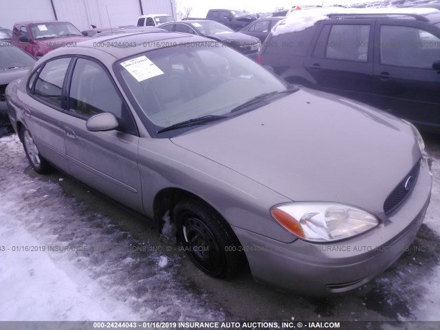 1FAFP56U67A131358 - 2007 FORD TAURUS SEL TAN photo 1