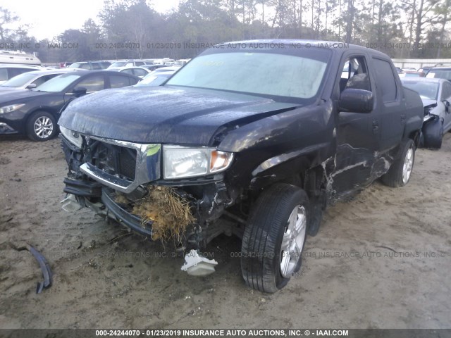 5FPYK1F55DB005893 - 2013 HONDA RIDGELINE RTL BLACK photo 6