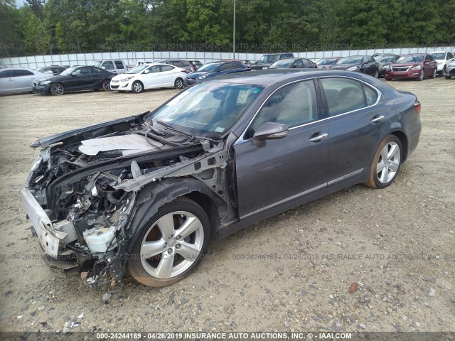 JTHBL5EF7C5108535 - 2012 LEXUS LS 460 GRAY photo 2