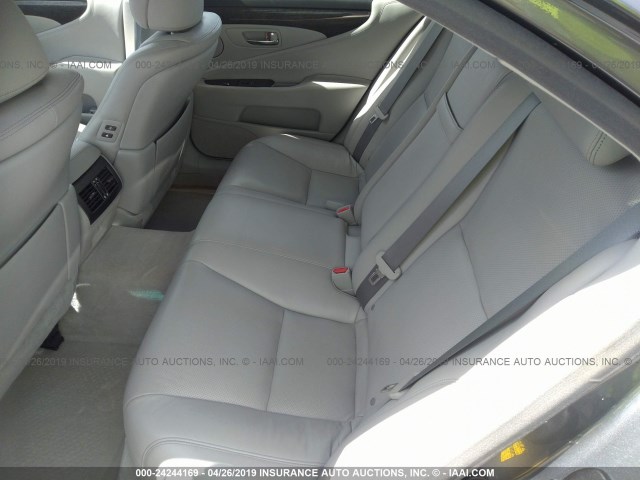 JTHBL5EF7C5108535 - 2012 LEXUS LS 460 GRAY photo 8