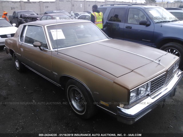 3K7NAM481571 - 1980 OLDSMOBILE CUTLASS COUPE  ORANGE photo 1