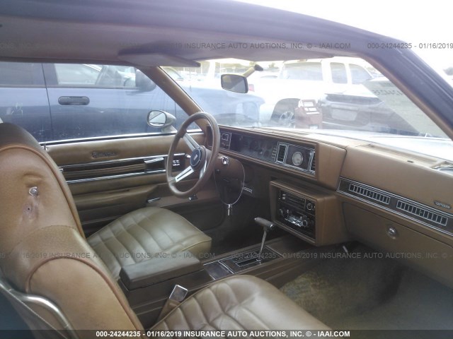 3K7NAM481571 - 1980 OLDSMOBILE CUTLASS COUPE  ORANGE photo 5