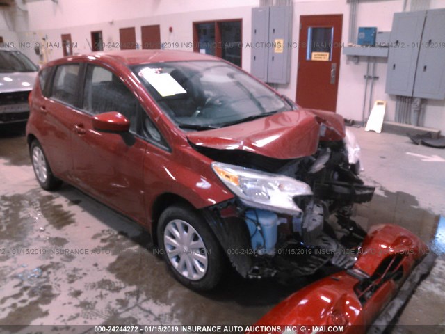 3N1CE2CP1FL439144 - 2015 NISSAN VERSA NOTE S/S PLUS/SV/SL/SR MAROON photo 1