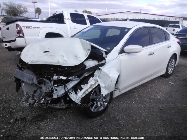 1N4AL3AP8JC278580 - 2018 NISSAN ALTIMA 2.5/S/SV/SL/SR WHITE photo 2