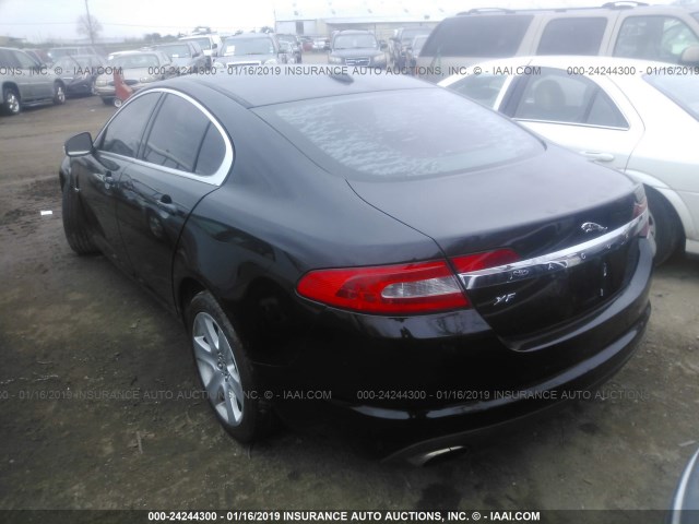 SAJWA05B89HR26454 - 2009 JAGUAR XF LUXURY BLACK photo 3