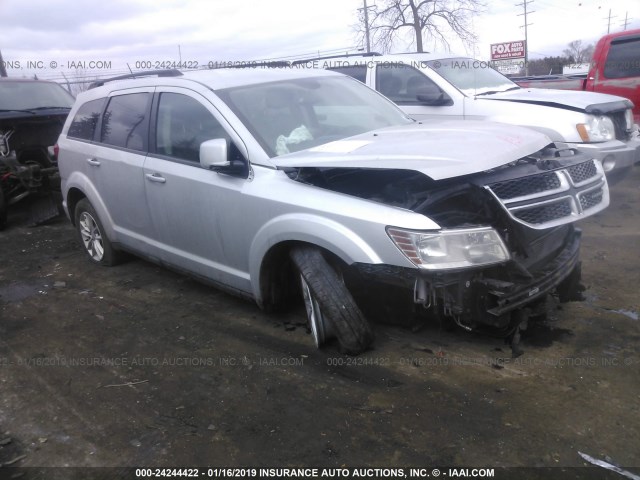 3C4PDCBG0ET121734 - 2014 DODGE JOURNEY SXT SILVER photo 1