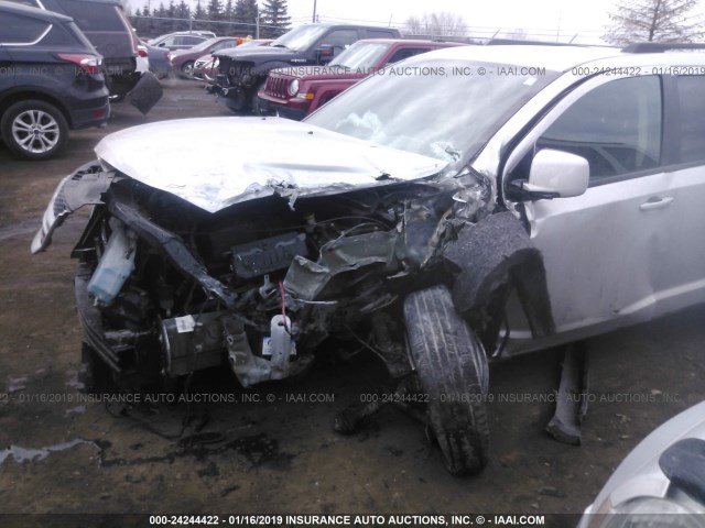 3C4PDCBG0ET121734 - 2014 DODGE JOURNEY SXT SILVER photo 6