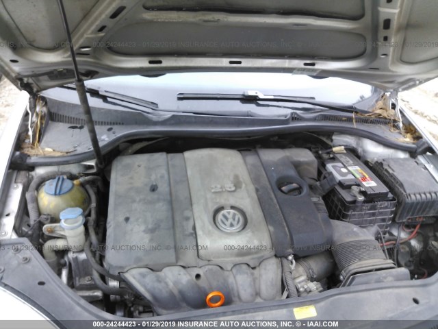 3VWPF71K07M186701 - 2007 VOLKSWAGEN JETTA 2.5 SILVER photo 10