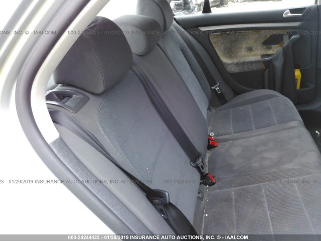 3VWPF71K07M186701 - 2007 VOLKSWAGEN JETTA 2.5 SILVER photo 8