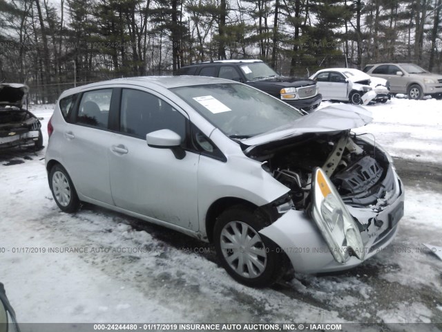 3N1CE2CP6FL350301 - 2015 NISSAN VERSA NOTE S/S PLUS/SV/SL/SR SILVER photo 1