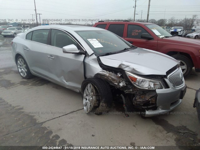 1G4GE5GDXBF161747 - 2011 BUICK LACROSSE CXS SILVER photo 1