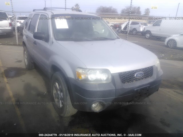 1FMCU03176KC93877 - 2006 FORD ESCAPE XLT SILVER photo 1